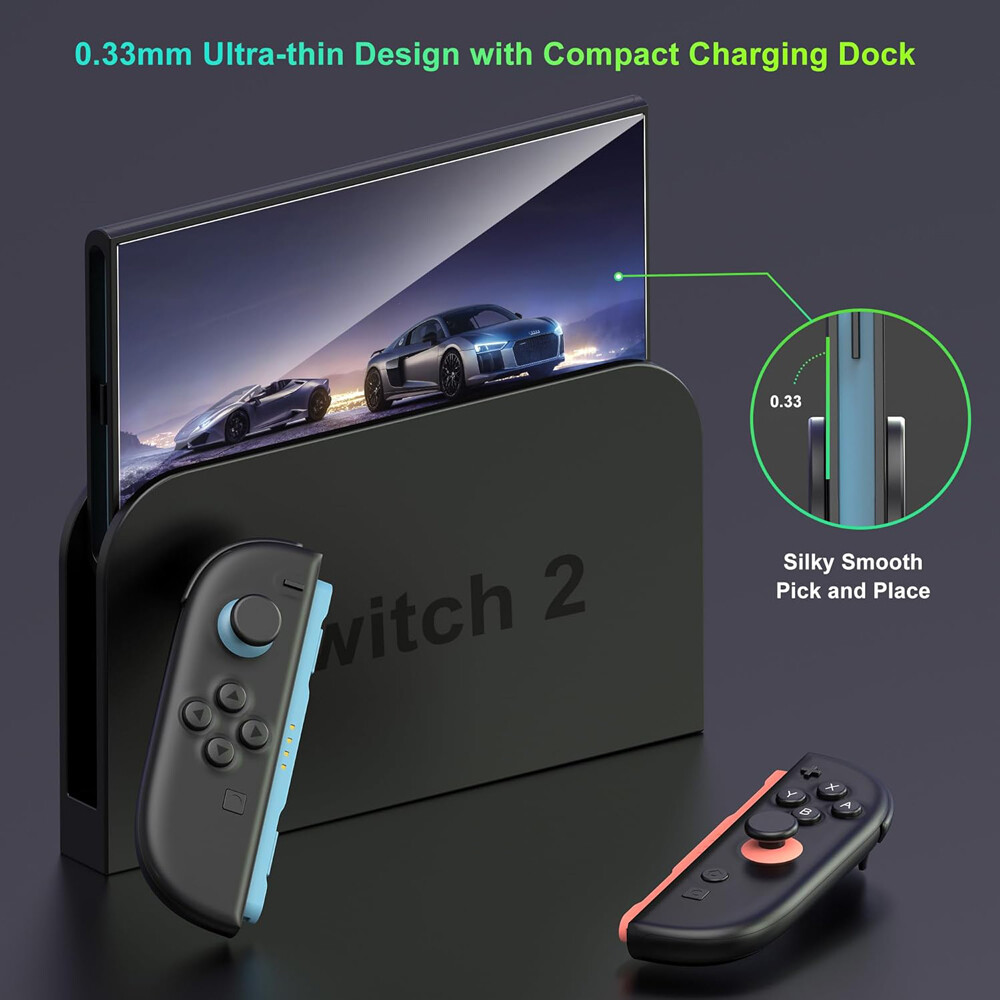 HD Screen Protector for Nintendo Switch 2 Anti Blue Light Screen Cover 2 Pack
