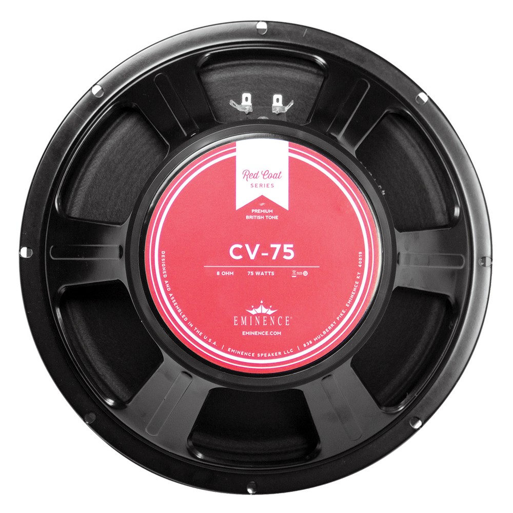 Pair Eminence Redcoat CV-75 12" 8 Ohm Guitar Replacement Speaker