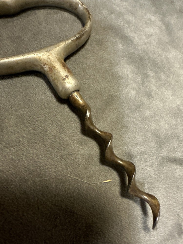 VINTAGE Metal Pull Style Corkscrew