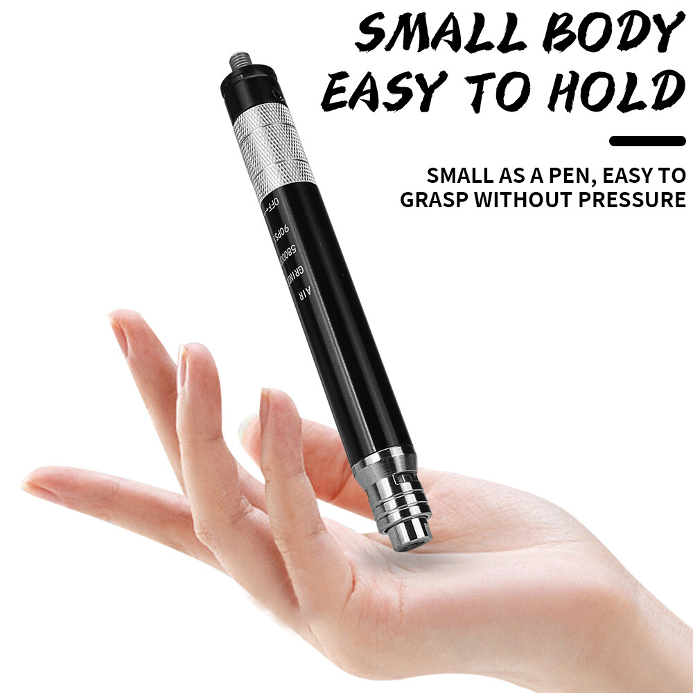 Micro Air Die Grinder Kit Mini Pencil Type Cleaning Grinding Pneumatic Tool Set