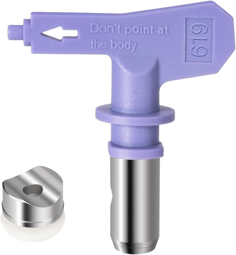 619 High Efficiency Airless Spray Tip, 12-14 Inch Pattern,