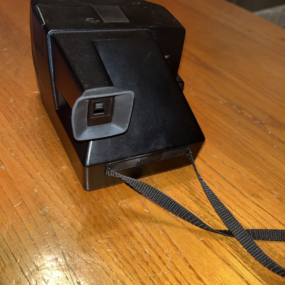 Vintage Polaroid One Step Flash Instant 600 Film Camera & Case - Untested