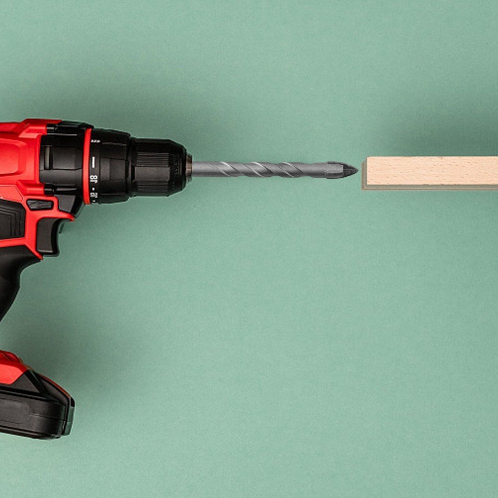 Compact Eccentric Drill Bits Set of 4 for Various Material Applications