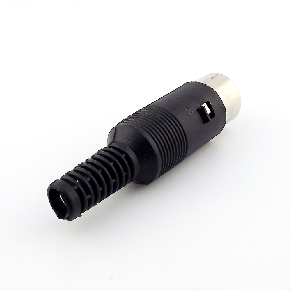 1pc DIN Plug Male Plug Cable Connector 3 Pin With Plastic Handle