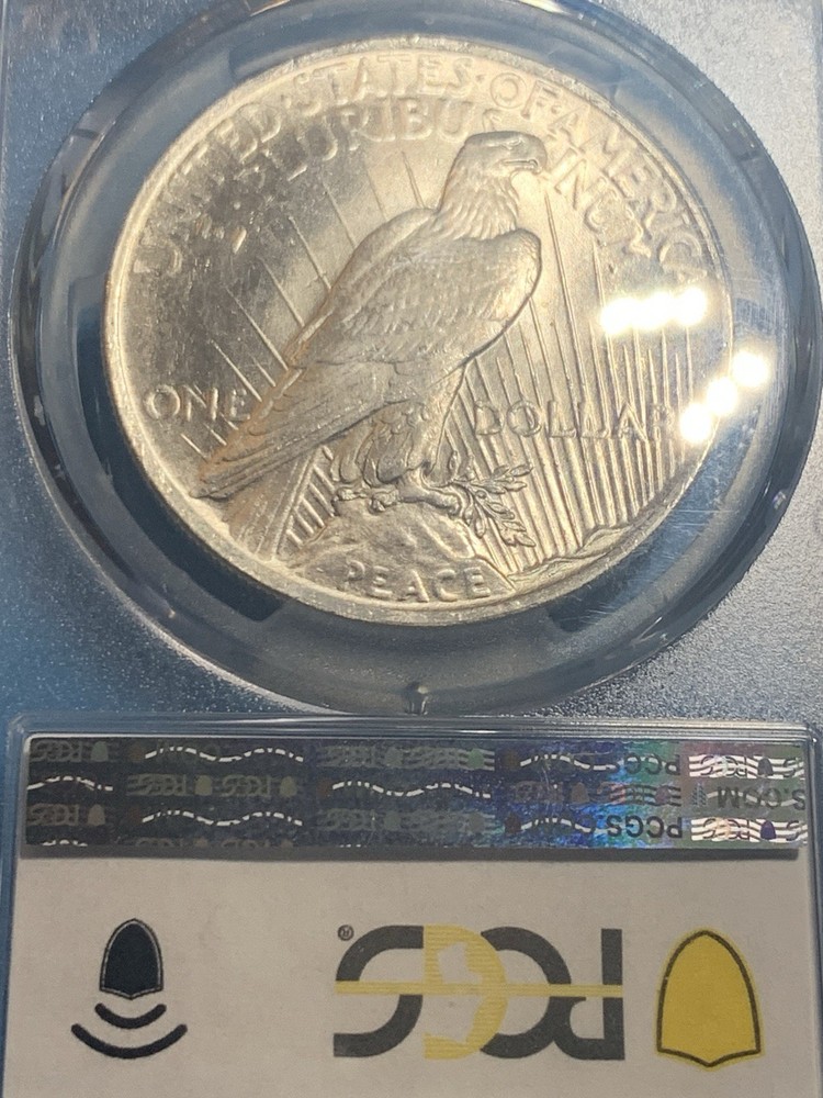 1923 Philadelphia Peace Dollar PCGS MS63