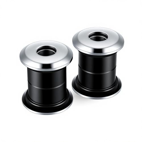 Polyurethane Handlebar Riser Bushings Black Urethane fr Harley Chrome#Black