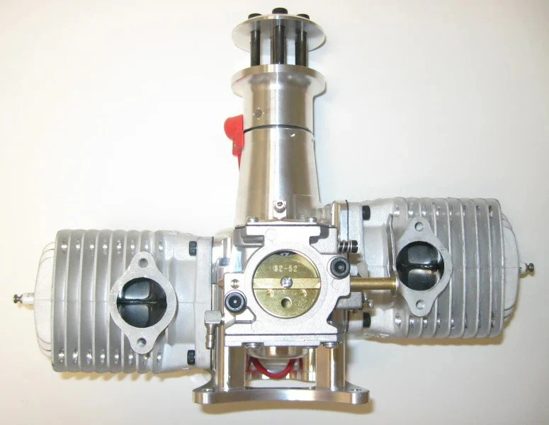 Desert Aircraft DA170 Twin Engine with Walbro Carburator with Dual Spark Plugs