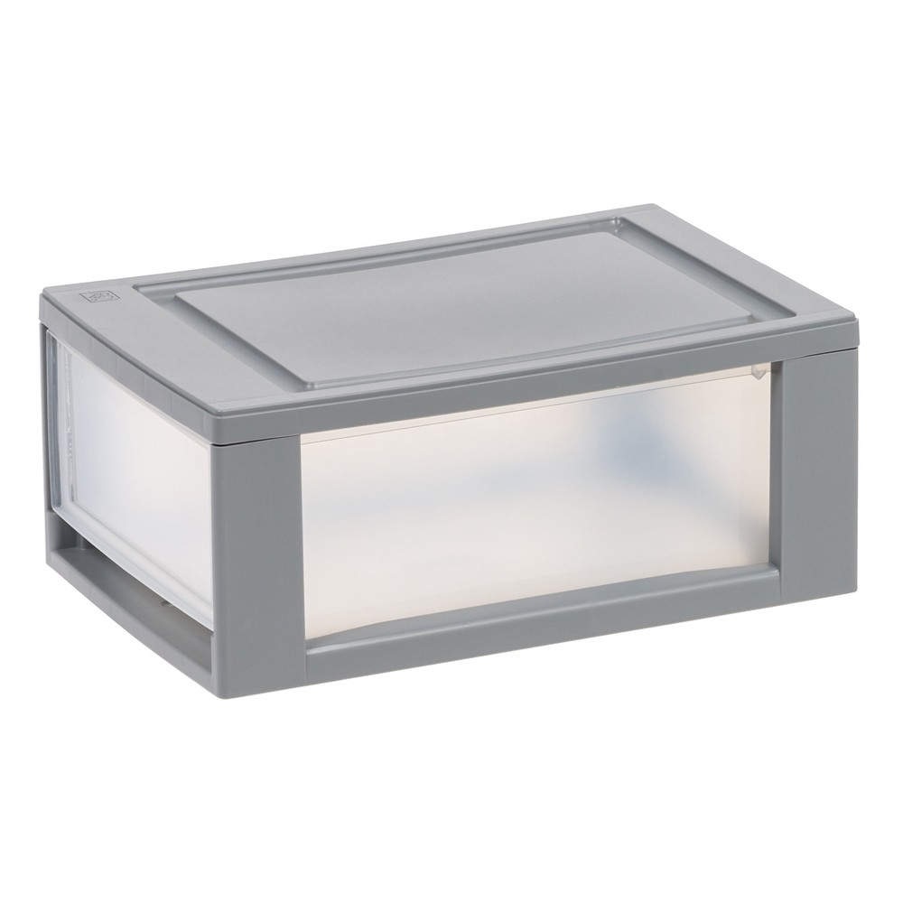6 Qt Small Plastic Drawers, Under Bed Storage Bins, Stackable, Modular 5Pk