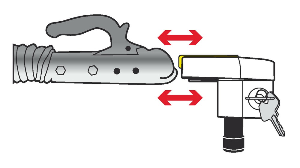 ANTI-THEFT FOR LAMP TRAILER HOOK
