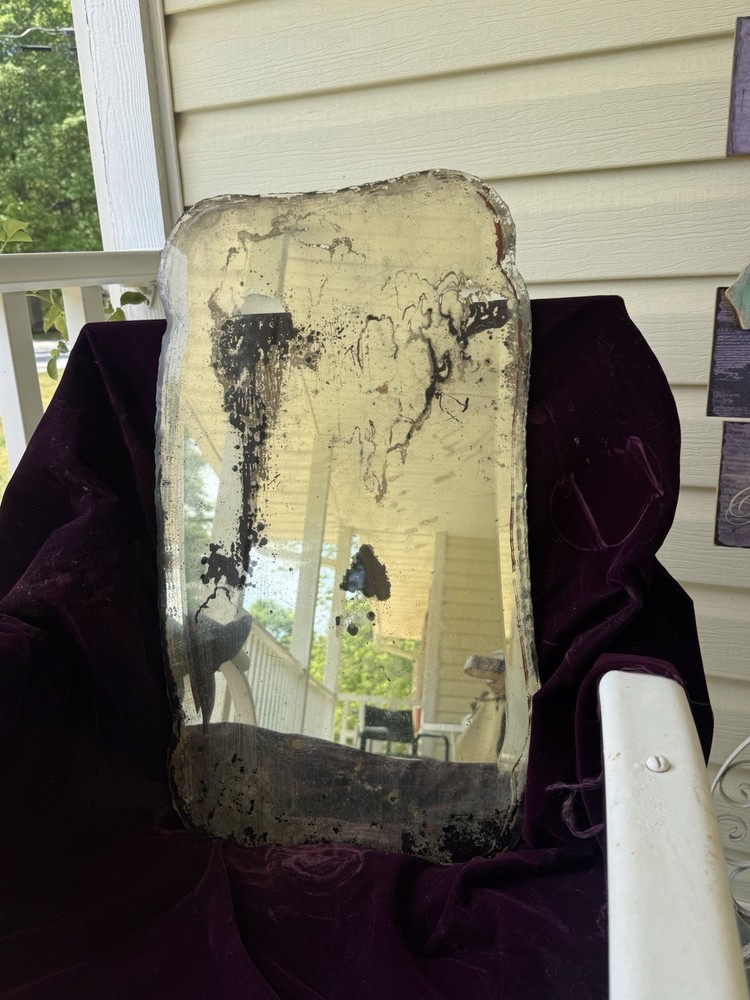 Antique Hand cut Mirror