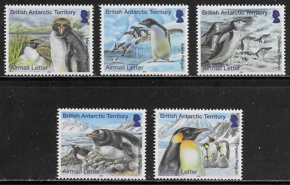 British Antarctic Territory Scott # C23 - C27 MNH