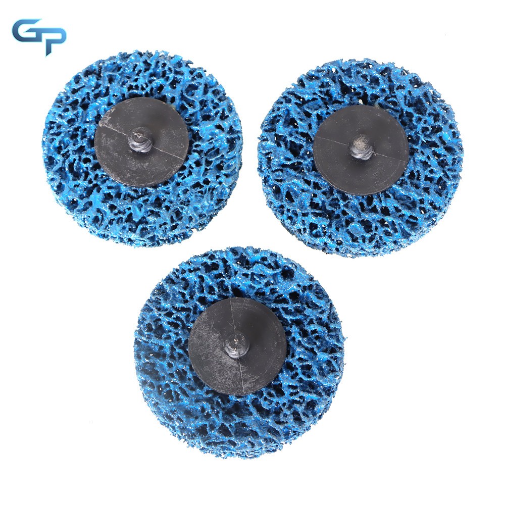 25 Pack Quick Change Easy Strip & Clean Discs For Paint Rust Blue 3 Inch