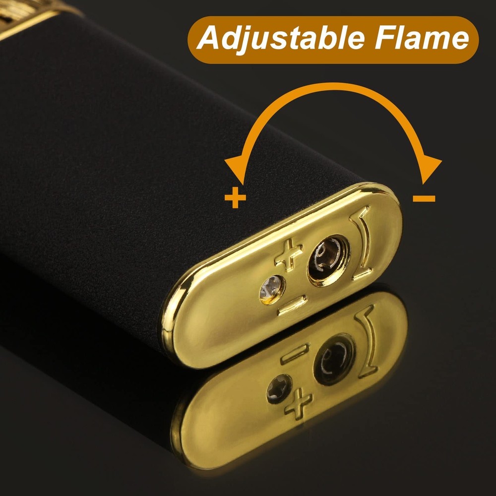 Cool Dragon Dual Flame Lighter - Outdoor Windproof Torch Switchable Soft/Jet ...