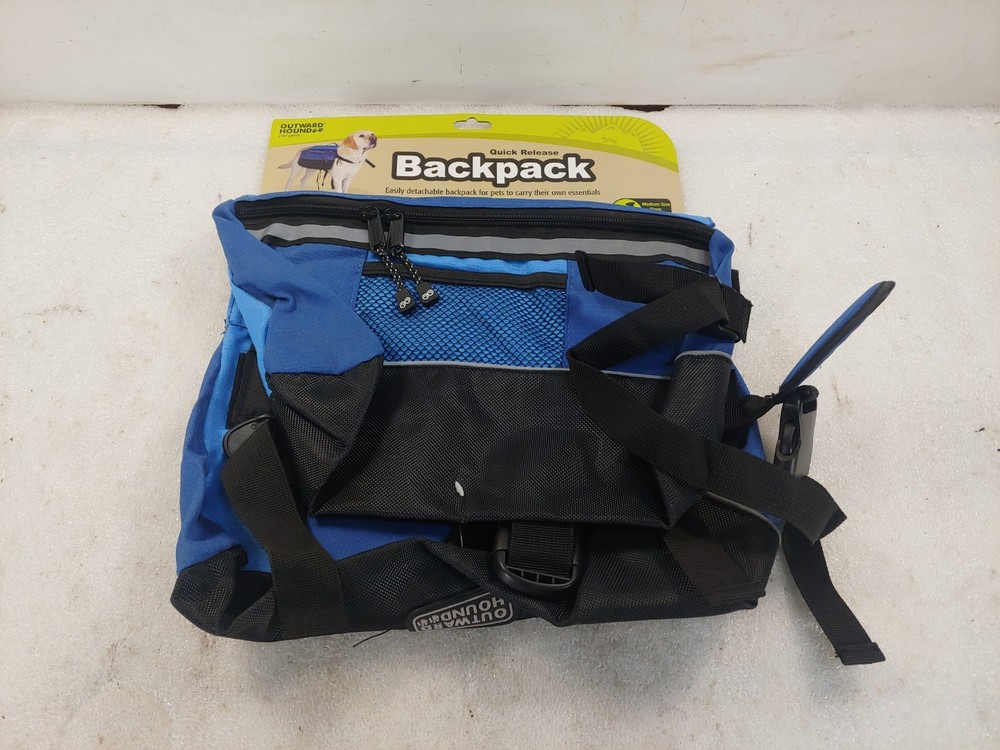 NWT Outward Hound Backpack Quick Release for Medium Sized Dogs 700603053112