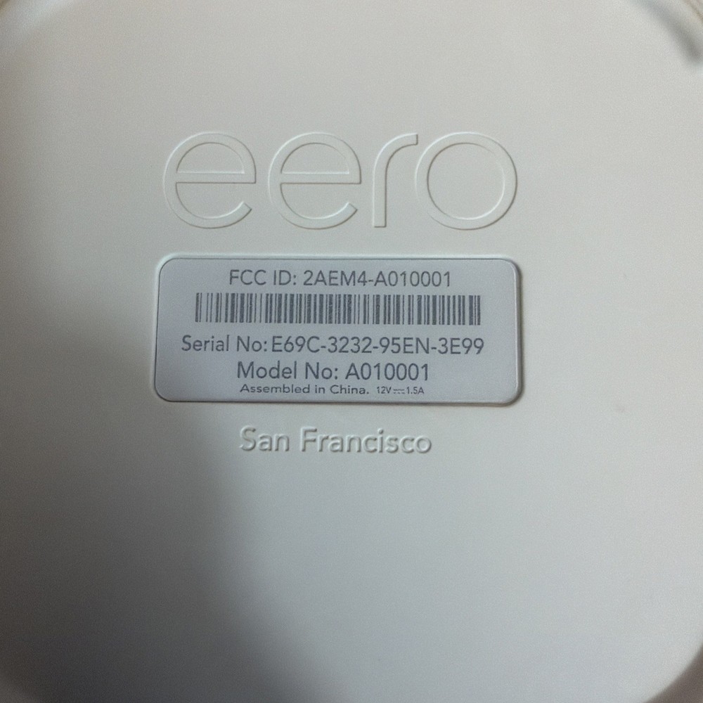 Eero AC Whole Home Wi-Fi System (3-Pack) (White) Access Points A010001