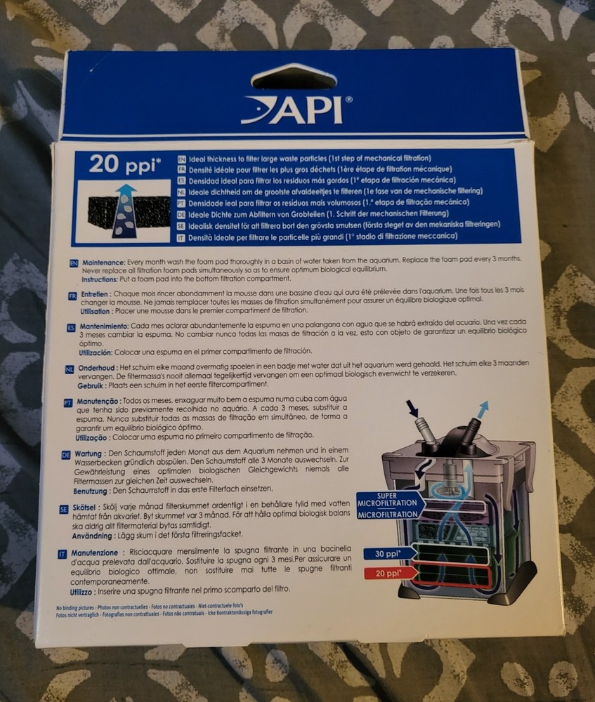 API Filstar XP FIltration 20 ppi