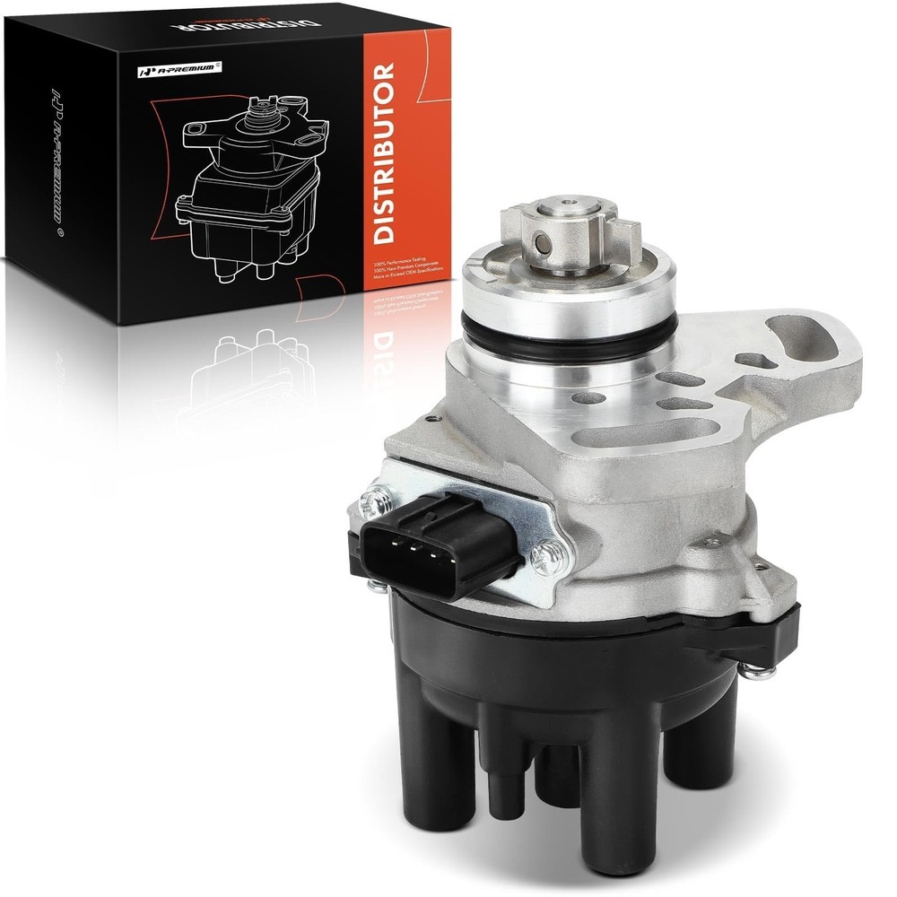 A-Premium Ignition Distributor with Cap and Rotor Compatible with Mazda Prote...
