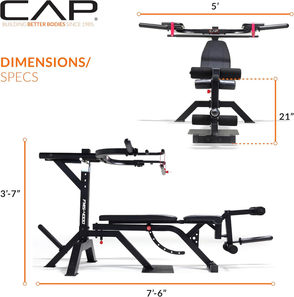 Multifunctional Leverage Gym Machine for Full-Body Strength Training