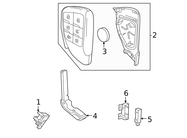 Genuine GM Transmitter 13560204