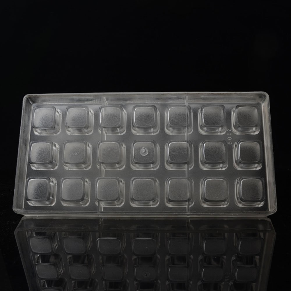 Grainrain square chocolate mold polycarbonate bar mould candy 5