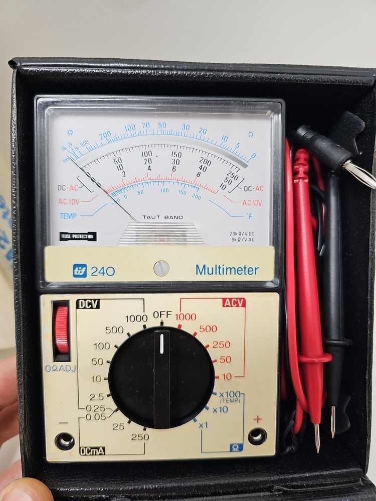 VINTAGE TIF MULTIMETER METER MODEL 240 - UNTESTED - (A2)