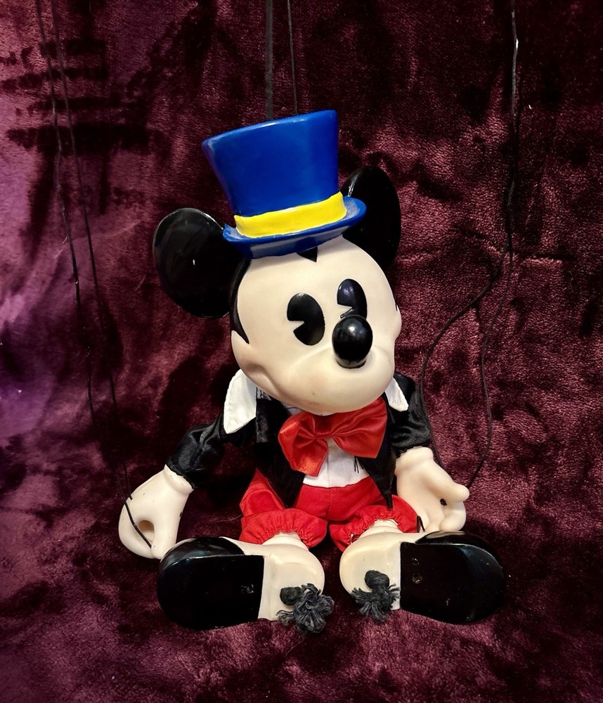 Vintage Disney Mickey Mouse String Puppet (Marioette)