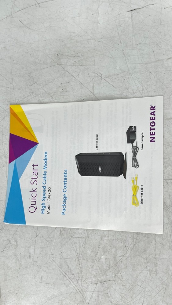 NETGEAR CM700 Cable Modem DOCSIS 3.0 Black