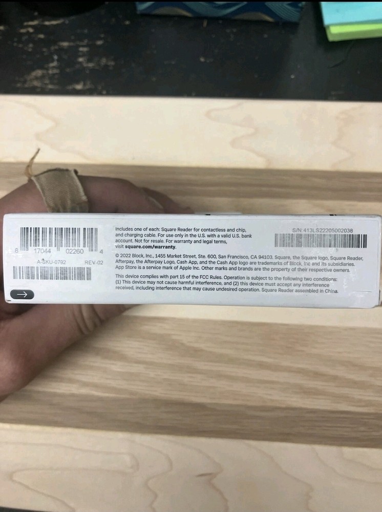 Square Credit Card Reader for Contactless & Chip 2nd Generation