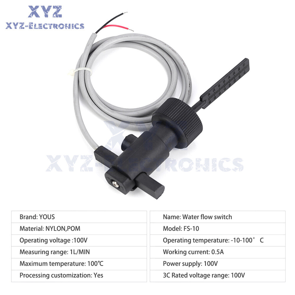 100V Water Level Control Float Level Switch Water Flow Detector Level Sensor