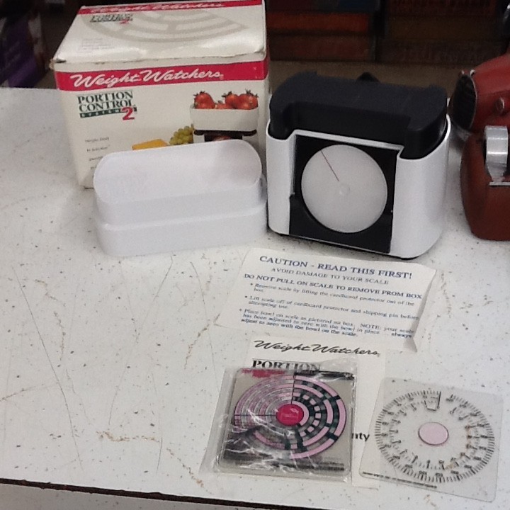 Vintage Weight Watchers Food Scale Plan Portion Control 2 System Program In Box