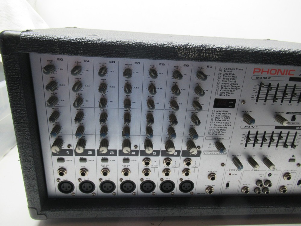 Phonic 740 plus powerpod Mixer