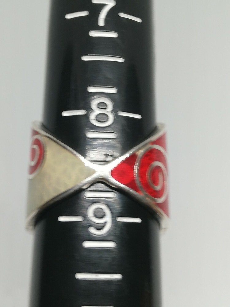 .925 Solid Silver Cocktail Party Ring New.