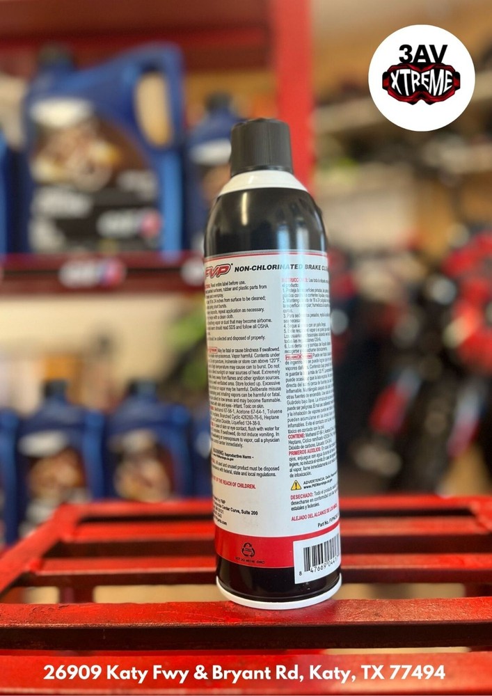 FVP Non-Chlorinated Brake Cleaner 15oz - Fast-Drying Formula