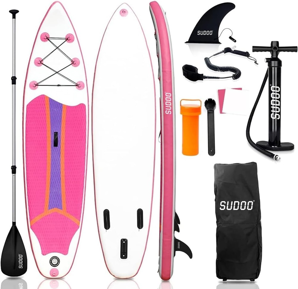 10ft Inflatable Stand-Up Paddle Board Sup SurfBoard with Paddle Accessory PK