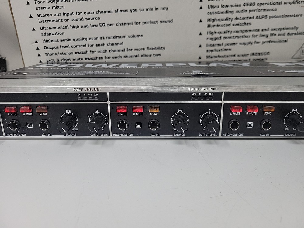 Behringer Multicom Pro Ha4400 4-Channel Audio Interactive Dynamics Processor