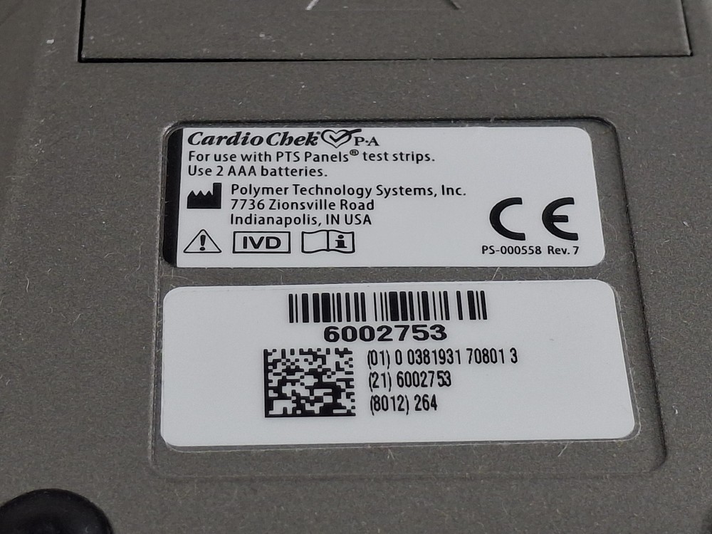 Polymer Technology Systems, Inc. CardioChek PA Analyzer