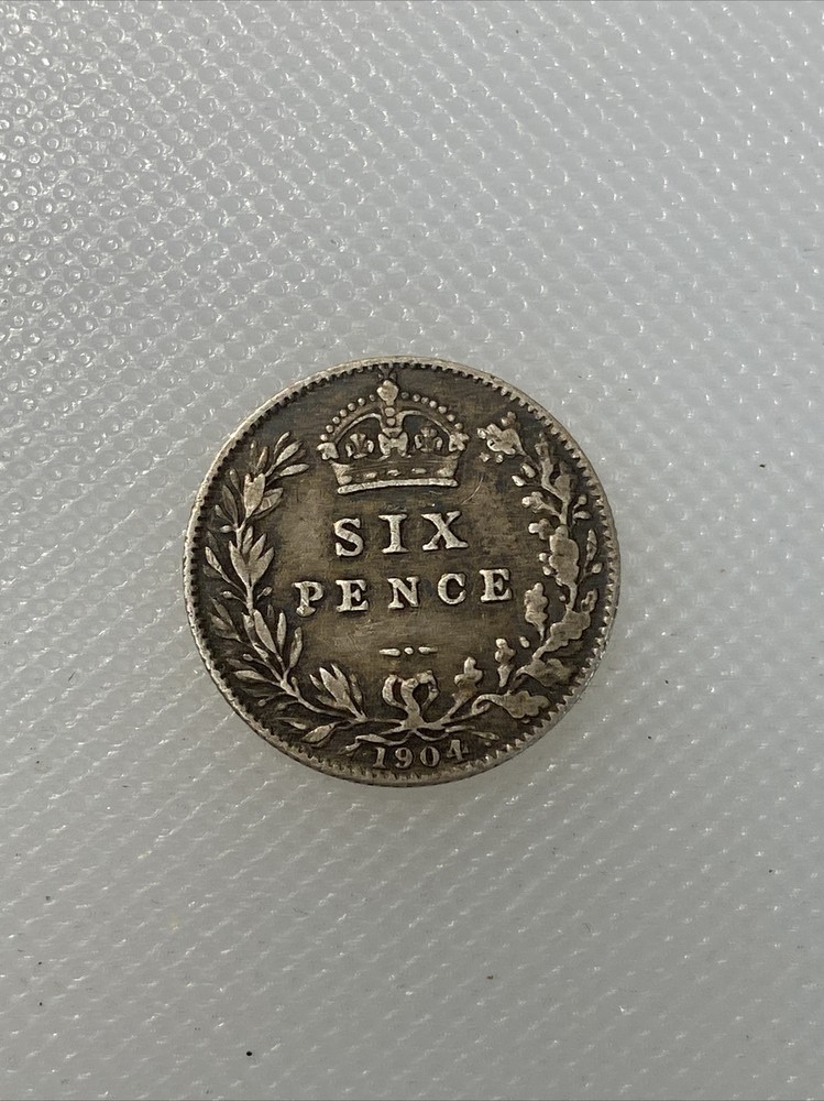 1904 Great Britain 6 Pence I1