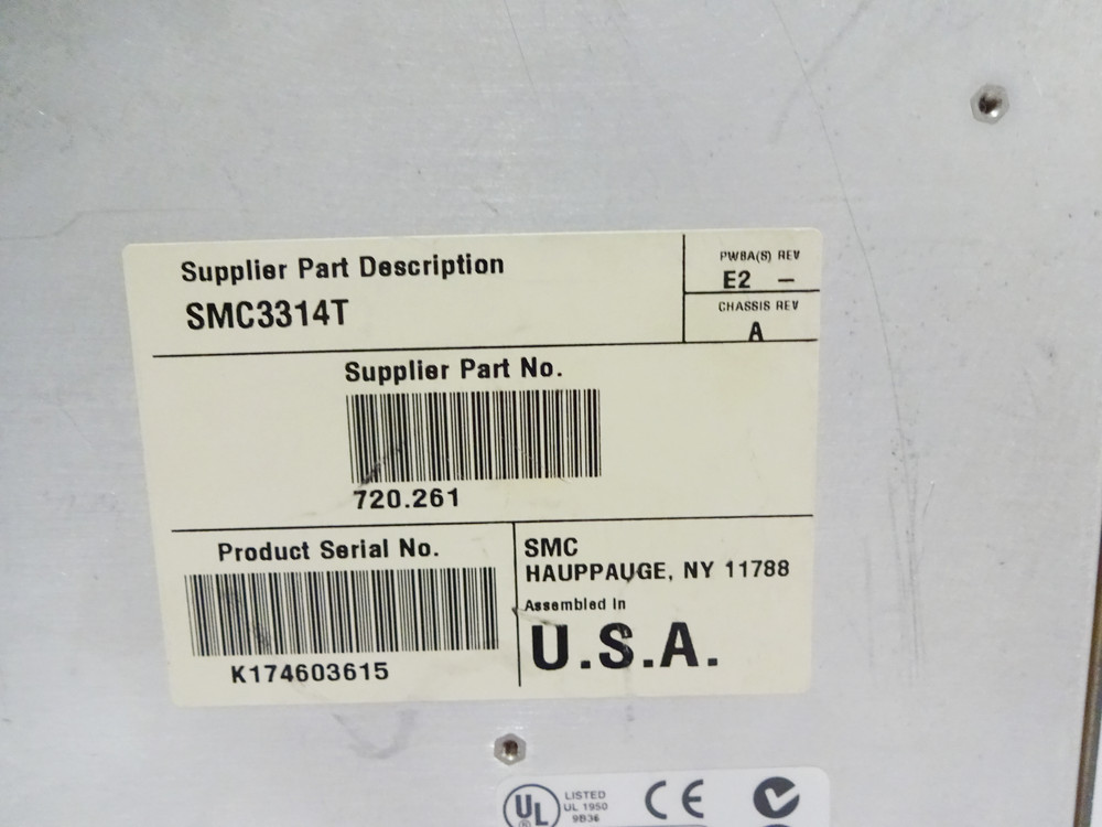 SMC TigerStack 3314T Multi-Segment 14-Port Stackable Hub SMC3314T