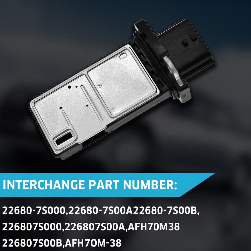 Mass Air Flow Meter Sensor Auto Mass Air Flow Meter Sensor Aluminum & Plastic...
