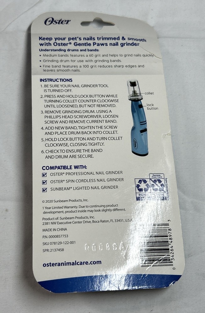 Oster Gentle Paws Replacement Grinding Kit
