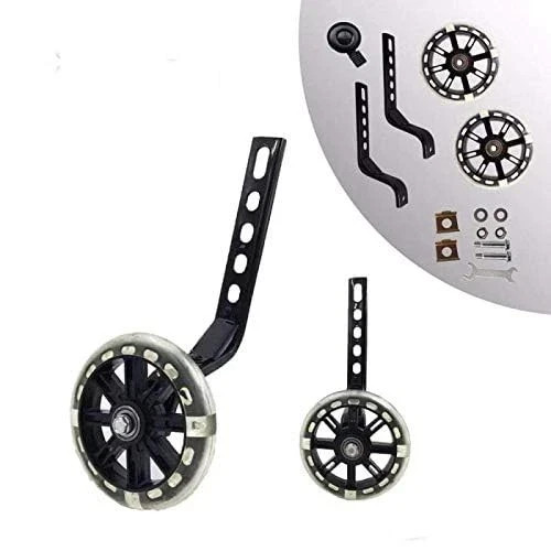 HYPER MOVEMENT Training Wheels Flash Mute Wheel Bicycle Compatible for Bikes