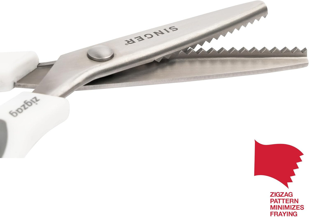 9" Pinking Shears - Zig Zag Scissors for Fabric