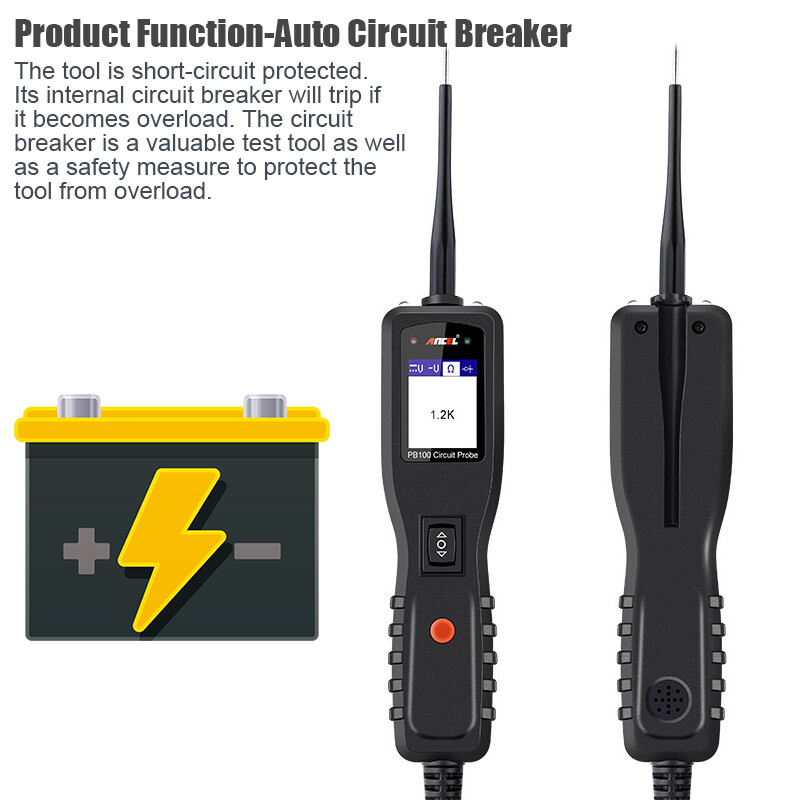 ANCEL PB100 Car PowerScan Circuit Tester Electrical Power Diagnostic Tool
