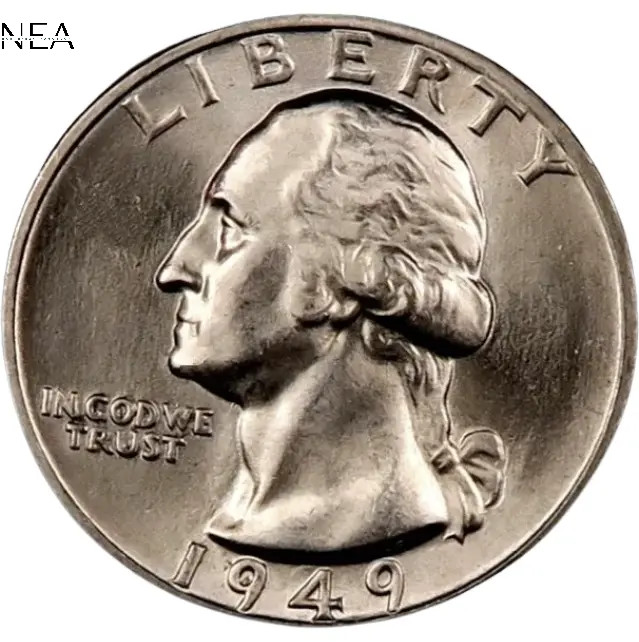 1949 Washington Quarter ~ Gem BU ~ 90% Silver ~ Better Date!