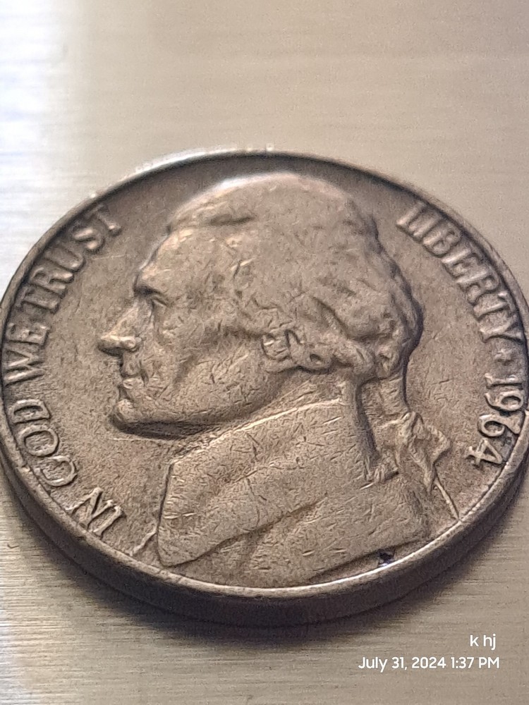 1964 nickel d mint mark Rare With Errors
