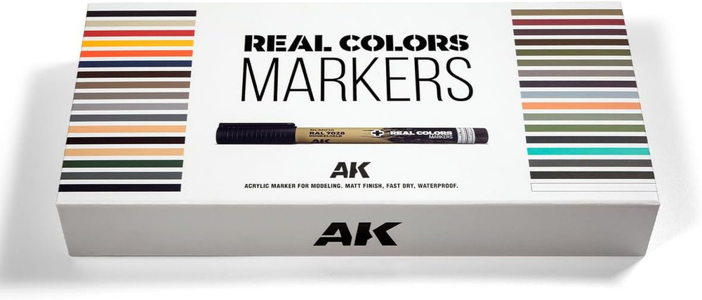 AK Interactive - Special Box 34 Real Colors Markers
