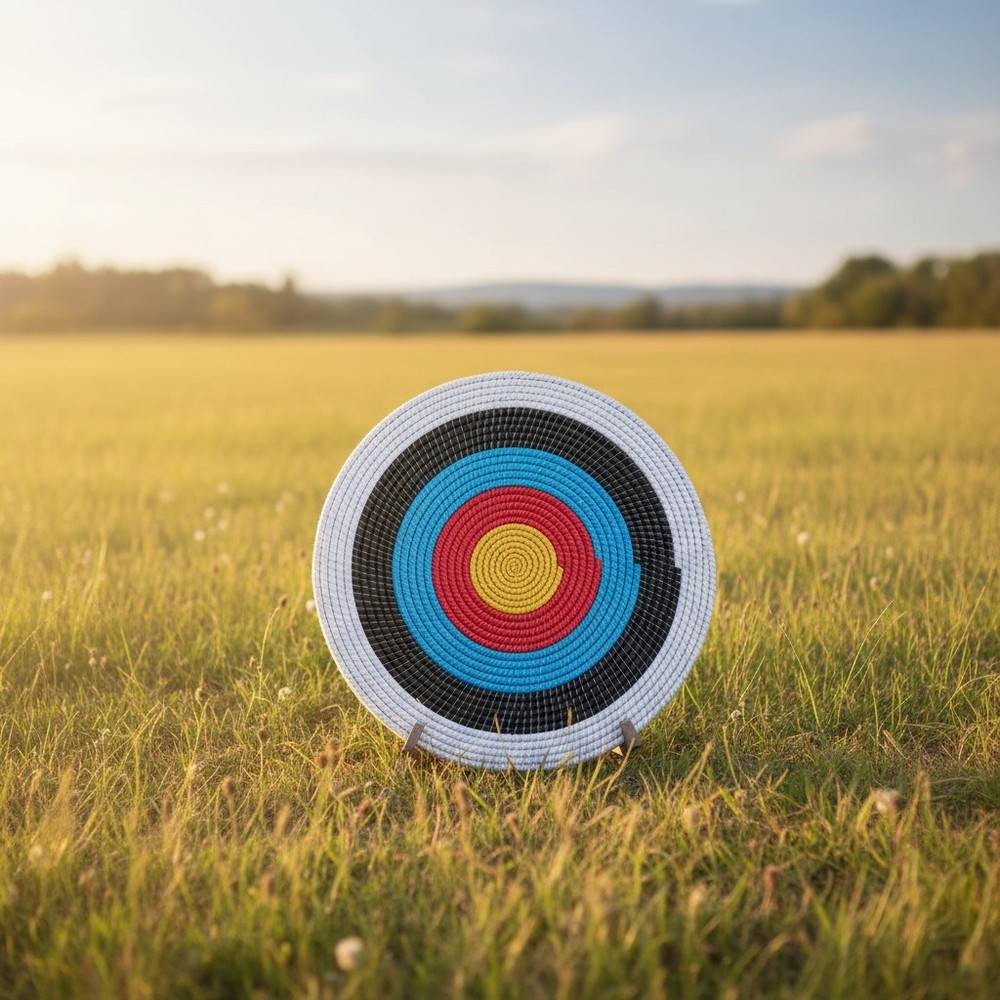 Eco-Friendly Hand-Woven Archery Target – 20" for Recurve and Compound Bows