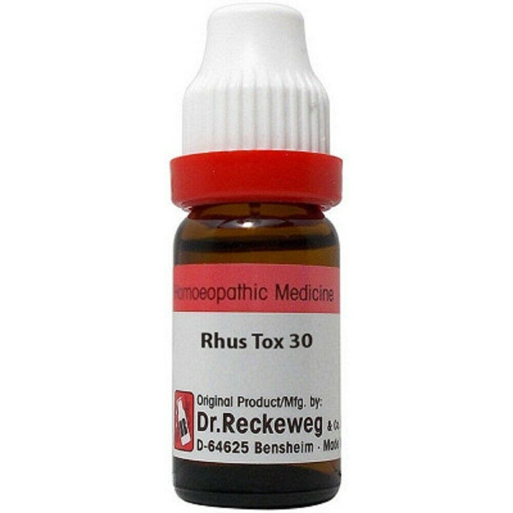 Dr. Reckeweg Homeopathy Rhus Toxicodendron (11 ml) (Select Potency)