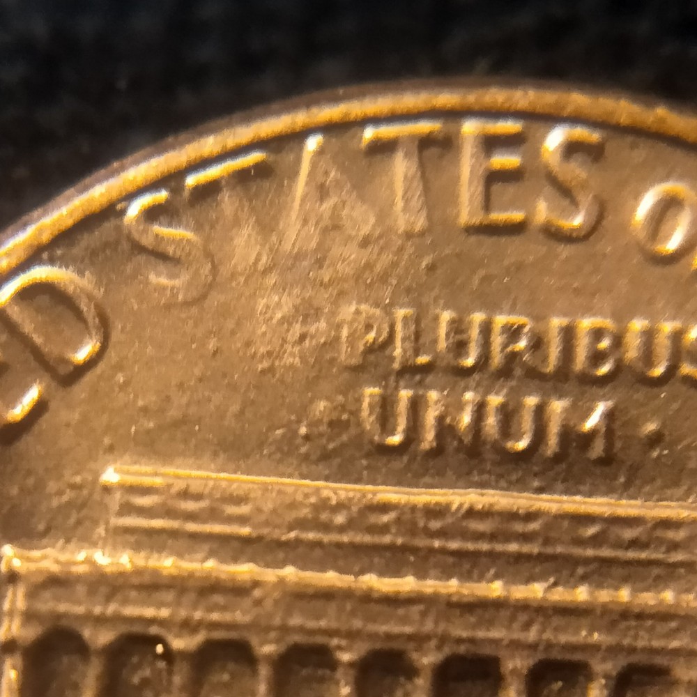 1982 p lincoln memorial cent Struck Thru Grease Errors
