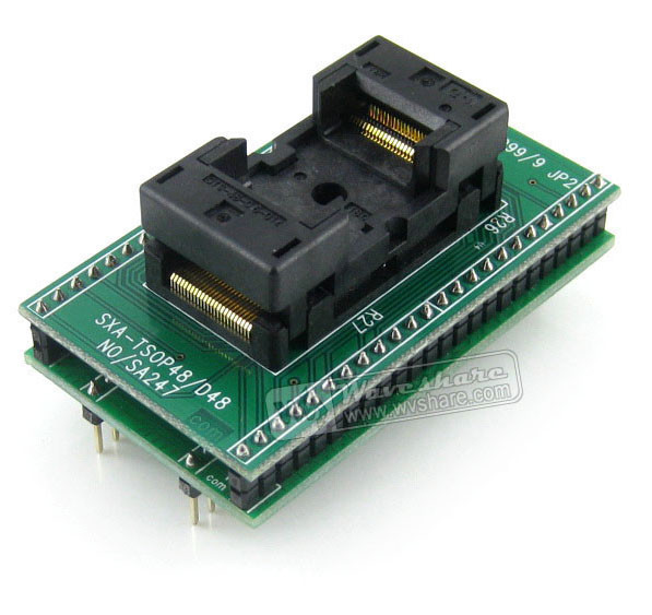 Enplas IC Test Socket Programming Adapter for TSOP48 0.5mm Pitch 18.4mm Width